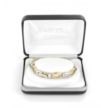 Sabona Magnetic Bracelet Lady Executive Designer Duet 331. Large . 7.5 - £67.81 GBP