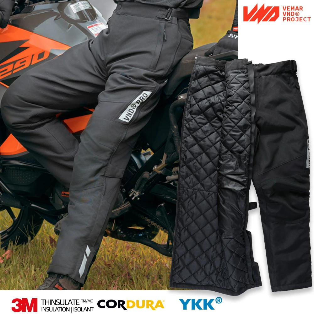 Men&#39;s Motorcycle Pants for 3M-Thinsulate Cotton Quick Release Pants Quick - $102.53+