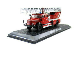 Fire Department Krupp Dl 52 Metz Red Altaya Scale 1:72 Fire Truck Model - £35.86 GBP