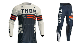 Thor MX Midnight Blue Pulse Combat Dirt Bike Riding Youth Gear Jersey + ... - £70.24 GBP