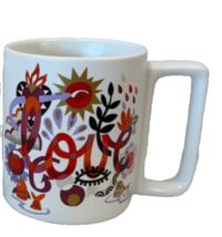 STARBUCKS Valentine&#39;s Day 12 oz Ceramic Mug, NWT, Love Hearts XO - $27.59 CAD