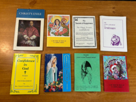 Lot of 8 Catholic &amp; Religious Books &amp; Booklets -- Small Size -- Paperback - £17.22 GBP