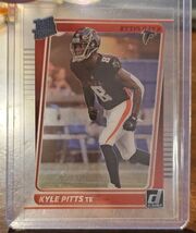 Kyle Pitts 2021 Panini Clearly Donruss #61 Atlanta Falcons RC Rated Rookie - $60.46 MXN