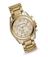 Golden Runway Watch with Glitz MK5166 - $723.87