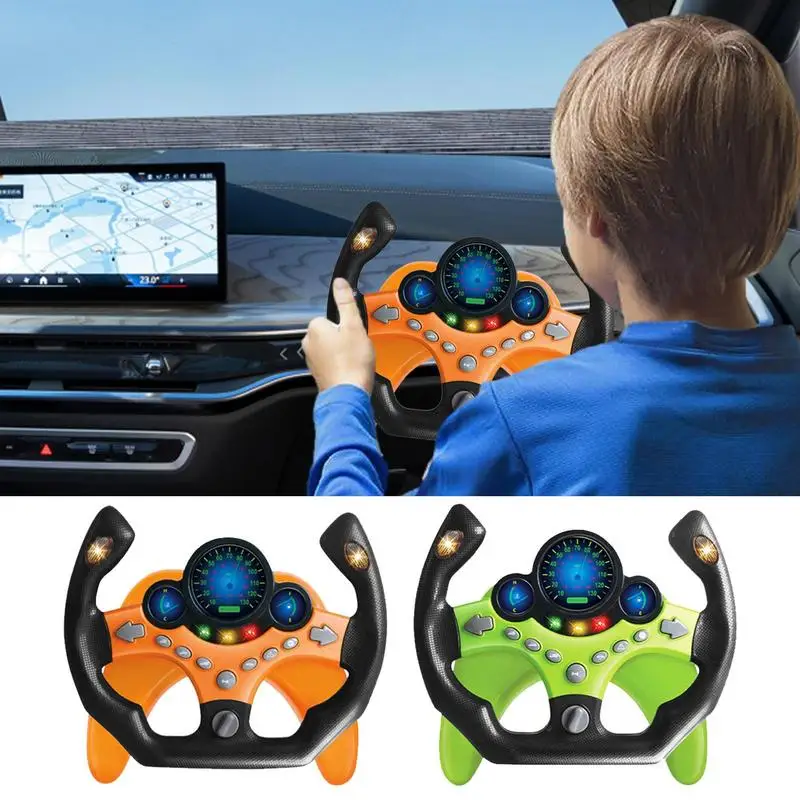 Kids Steering Wheel Toy V Tech Baby Tiny Tot Driver Kids Simulation Small - £23.44 GBP