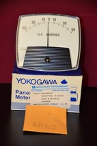 Yokogawa Weschler 250425ECNT 50-0-50 DC Amperes Panel Meter - $67.50