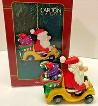 CARLTON CARDS VINTAGE 1997 Santa December 26 Golfing Ornament - $19.80