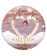 Personalized Family Name Swan : Gift Coaster Wedding Engagement Est. Fam... - £5.54 GBP