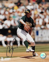 Barry Zito Oakland A&#39;s signed baseball 8x10 photo COA... - $79.19