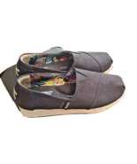 Bobs from Skechers Shoes Womens 9 Espadrilles Black Fabric Slip On Wedge... - €17,00 EUR