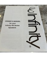 INFINITY RS SERIES SPEAKERS OWNER&#39;S MANUAL RS 1001-6001 - $449.29 MXN