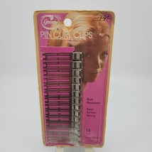 Goody Vtg 1973 Pin Curl Clips 14 Pk Rust Resistant Steel Torsion Spring #5812/2 - £5.11 GBP