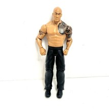 2011 Mattel WWE The Rock Long Black Pants Wrestling 6 Inch Action Figure - £5.34 GBP