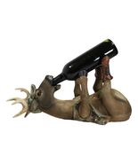 Rustic Western Camo Geared Hunter Buck Stag Deer Wine Holder Large 19&quot;L ... - €55,84 EUR