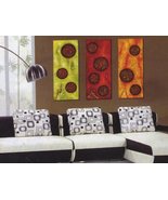 Asian Home Modern Abstract Art Oil Painting Stretched Ready to Hang OPA627 - $44.59