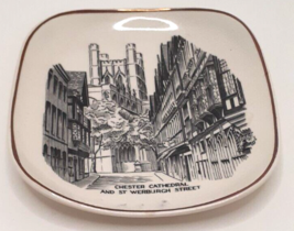 Sandland Ware Staffordshire England Trinket Tray Dish Chester Cathedral ... - £7.93 GBP