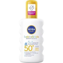 Nivea Sun Babies &amp; Kids Sensitive Sunscreen Spf 50 200ml- Free Shipping - £23.73 GBP