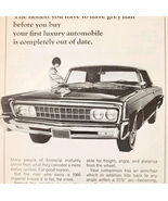 1966 Chrysler Imperial Car Advertisement Automobilia Classic Luxury DWQQ11 - $366.74 MXN