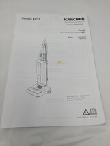 Karcher Sensor XP12 Commercial Vacuum Manual Model 1.012-611.0 SR XP12 - $10.16 Karcher Sensor XP12 Commercial Vacuum Manual Model 1.012-611.0 SR XP12 - $10.16