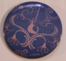 Disney Floral Pinback Button Purple J3 - £3.69 GBP