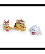 Jakks Pacific 2.5&quot; Mario Bowser Wendy Boo Figures Unboxed Nintendo - $313.57 MXN