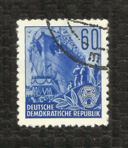 Ddr - East Germany - 1957 - 5 Year Plan - Shipbuilding - 60 Pfennig - Used - Ng - £0.98 GBP