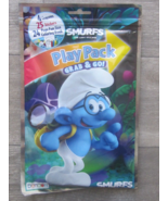 SMURFS LOST VILLAGE PLAY PACK 25 Stickers, 24 Page Fun Coloring Bk,4 Cra... - £5.44 GBP