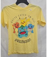 Pokémon Group Shot Gotta Catch &#39;Em All Cute Youth T-Shirt Size XL Color ... - €11,11 EUR