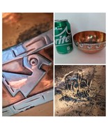 Vicky Industria Peru Copper 925 Sterling Silver Mayan Bird Bowl  5.5 x 2... - $1,758.51 MXN