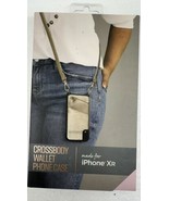 Crossbody Wallet Phone Case by Fellowes w/ Strap iPhone XR Rose Gold NEW  - $9.85