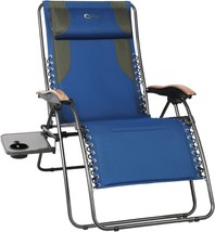 Oversized Zero Gravity Chairs, Folding Reclining Patio Chairs,, Support 350 Lbs. - £102.23 GBP