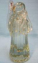 Angel Figurine Clear Art Glass Paperweight Sun-catcher 4.5&quot; Tall Holiday - £18.75 GBP