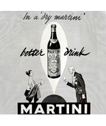 Martini And Rossi Dry Vermouth Secco 1955 Advertisement Distillery UK DWII2 - $746.15 MXN