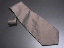 Robert Talbott Studio Mens Dress Neck Tie Metallic Look Brown Viscose Hand Sewn - £10.38 GBP