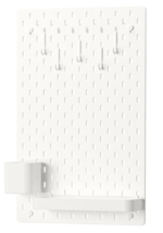 SKÅDIS Pegboard combination, white, 14 ¼x22 &quot;- New - £52.07 GBP