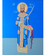 Orthodox icon of Saint John Vatatzes, the Merciful King - $300.00+