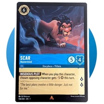 Lion King Disney Lorcana Card: Scar Mastermind 158/204 - £3.65 GBP