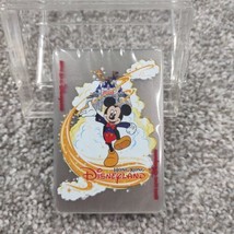 Disneyland Hong Kong Playing Card Deck Transparent Acrylic Mickey SEALED - $11.99