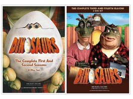 DINOSAURS COMPLETE 1,2,3,4 SEASON DVD NEW!! JIM HENSON SINCLAIR FAMILY S... - $37.61