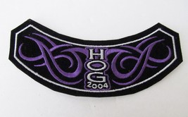 HARLEY-DAVIDSON OWNERS GROUP 2004 HOG H.O.G. rocker emblem jacket patch  - $18.62