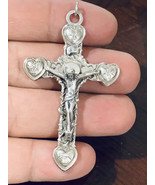 Antique Sterling Silver Cross  2.35” Long - $166.51 CAD
