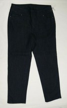 Denim &amp; Co Blue Denim Jean Trousers Pants Wide Waist Slacks Womens 18W New - £31.87 GBP