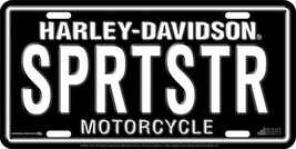 Harley Davidson SPRSTR Embossed Metal Novelty Car License Plate Auto Tag - £7.17 GBP