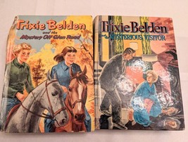 Trixie Belden Books Lot of 2: Mystery Off Glen Road &amp; Visitor, Cello Ed. Set - £2.98 GBP