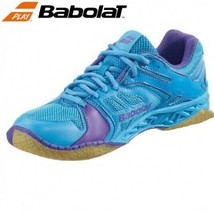 Babolat Shadow Team Women&#39;s Badminton Shoes Indoor Squash BluePurple NWT... - $75.51