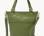 Fossil Amelia Bucket Brass Hardware Green Leather SHB2393350 NWT $178 Re... - $83.15