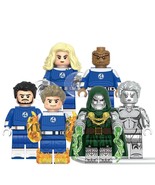 Female Silver Surfer Thing Invisible Woman Minifigures Fantastic Four Sets - $316.70 MXN