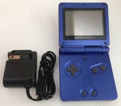 Authentic Nintendo Game Boy Advance SP - Cobalt Blue - With Charger - Te... - £98.16 GBP
