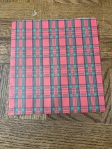 Christmas Plaid Wrapping Paper Squares - $7.80