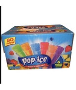 Pop Ice Popsicle Variety Pack of 1 Oz Freezer Bars, Assorted Flavors, 80... - $16.83